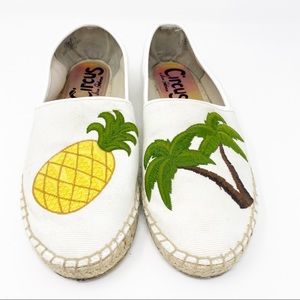 Circus by Sam Edelman Palm Pineapple canvas flats